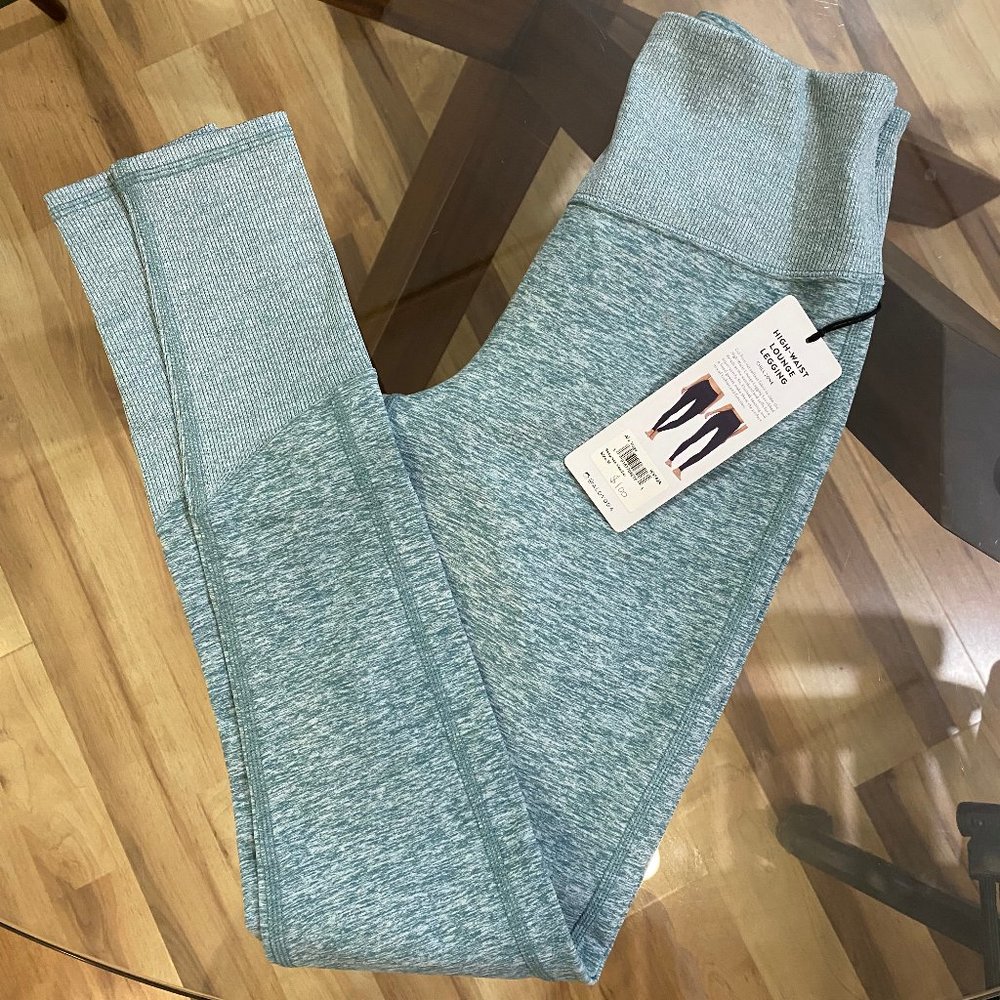 NWT Alo High-Waist Lounge Legging in Seagrass Heather, size M